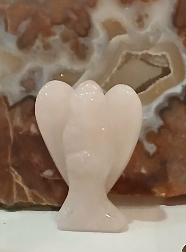 Quartz rose - Ange 5 cm